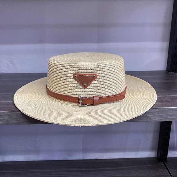 wide brim hats spring and summer hat female metal standard leather ring buckle flat straw net red holiday sun, Blue;gray
wide brim hats spring and summer hat female metal standard leather ring buckle flat straw net red holiday sun, Blue;gray
