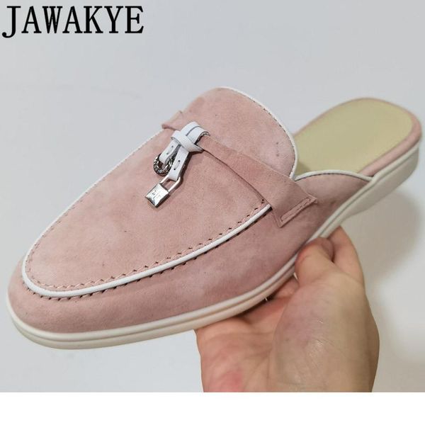 slippers quality suede wrap toe flat women's round casual loafers shoes tassel pendant designer mules brand, Black
slippers quality suede wrap toe flat women's round casual loafers shoes tassel pendant designer mules brand, Black
