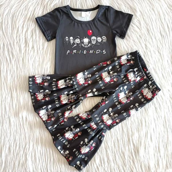arrival halloween clothing set girl balck shirt and bell pants 2 pcs baby girls cartoon outfit, White
arrival halloween clothing set girl balck shirt and bell pants 2 pcs baby girls cartoon outfit, White