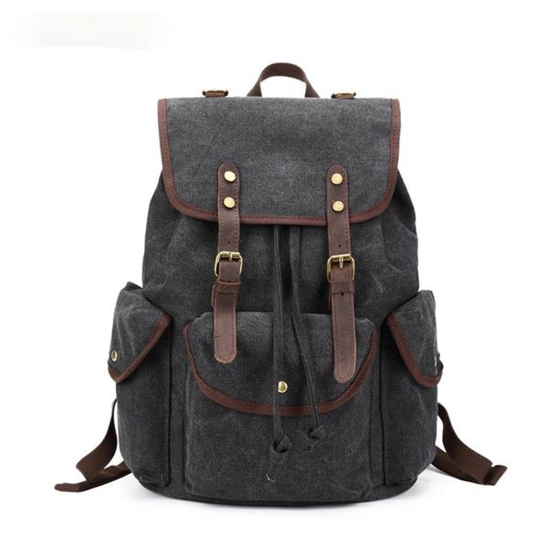 retro outdoor leisure backpack multifunctional rucksack men's and women's bags large-capacity hiking bag travel
retro outdoor leisure backpack multifunctional rucksack men's and women's bags large-capacity hiking bag travel