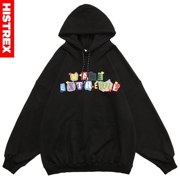 men's hoodies & sweatshirts histrex hip hop star 100% cotton 400g men clothing skateboards fashion brand streetwear 2021 homme mens heq, Black
men's hoodies & sweatshirts histrex hip hop star 100% cotton 400g men clothing skateboards fashion brand streetwear 2021 homme mens heq, Black