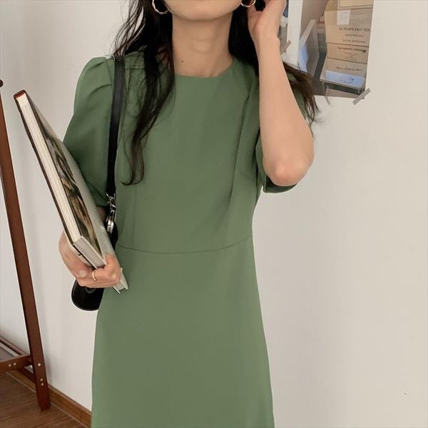 elegant o neck french office women dress solid streetwear puff sleeve retro summer sweet long dresses vestidos, Black;gray
elegant o neck french office women dress solid streetwear puff sleeve retro summer sweet long dresses vestidos, Black;gray