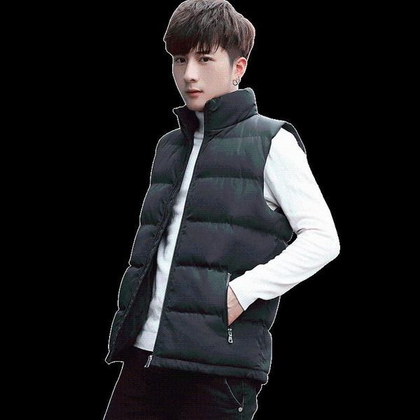 men's vests stylish 2021 autumn winter warm sleeveless vest men army waistcoat high collar fashion casual slim jacket male 12, Black;white
men's vests stylish 2021 autumn winter warm sleeveless vest men army waistcoat high collar fashion casual slim jacket male 12, Black;white