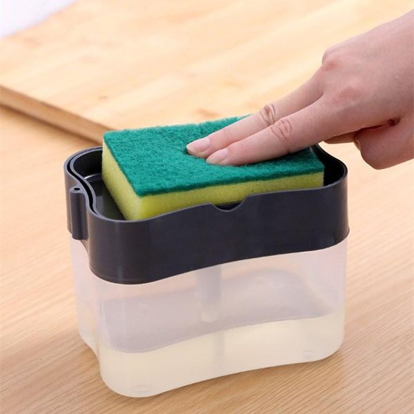 liquid soap dispenser kitchen cleaning manual push type box scouring pad sponge dish accessories rich foam
liquid soap dispenser kitchen cleaning manual push type box scouring pad sponge dish accessories rich foam