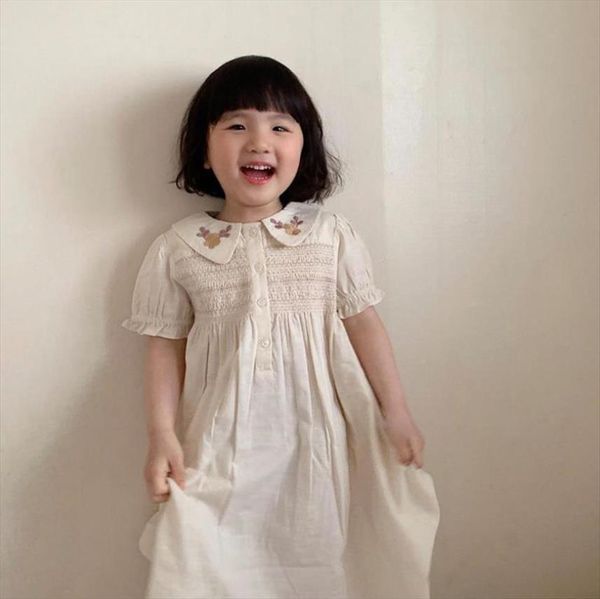 summer brand style girl dress cotton and linen vintage puff sleeves embroidery kids 1 10y ws1569, Red;yellow
summer brand style girl dress cotton and linen vintage puff sleeves embroidery kids 1 10y ws1569, Red;yellow