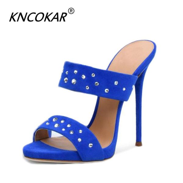 dress shoes kncokar elegant summer slippers with crystal stiletto heels for european and american women's sandals x1115, Black
dress shoes kncokar elegant summer slippers with crystal stiletto heels for european and american women's sandals x1115, Black