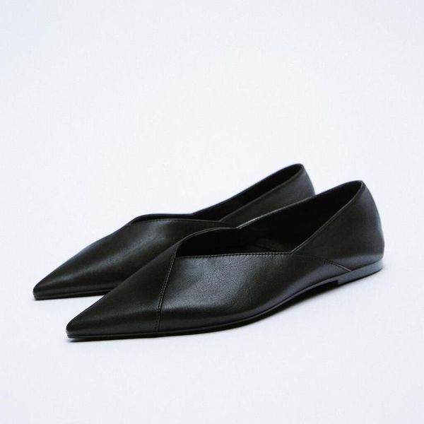 sandals zar 2021 summer black fashion asakuchi pointed toe flat heel outer wear ballet lazy and slippers women
sandals zar 2021 summer black fashion asakuchi pointed toe flat heel outer wear ballet lazy and slippers women