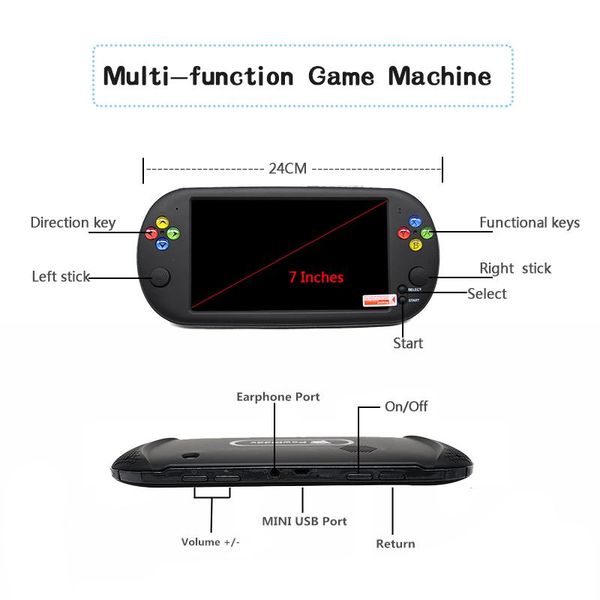 portable game players 7 inch console handheld with 1500 retro mini games for neogeo arcade video 16 bit ship
portable game players 7 inch console handheld with 1500 retro mini games for neogeo arcade video 16 bit ship