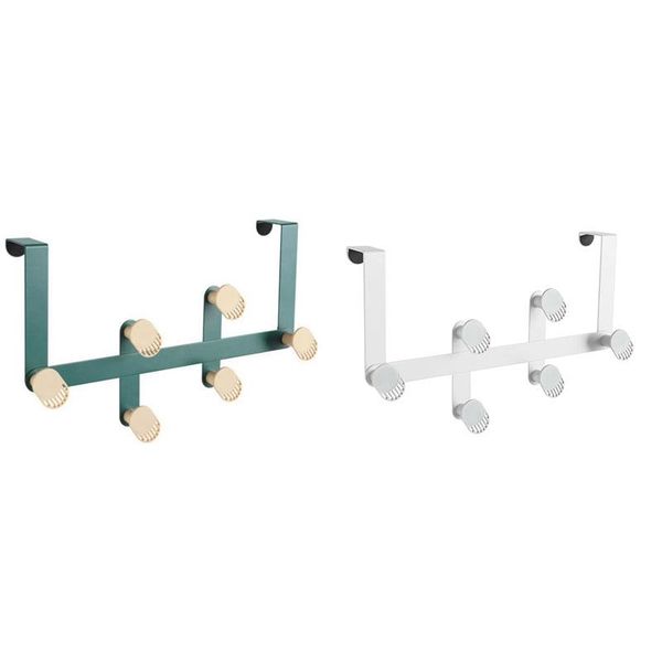 hooks & rails over the door 6 home bathroom organizer rack clothes coat hat towel hanger kitchen holder
hooks & rails over the door 6 home bathroom organizer rack clothes coat hat towel hanger kitchen holder