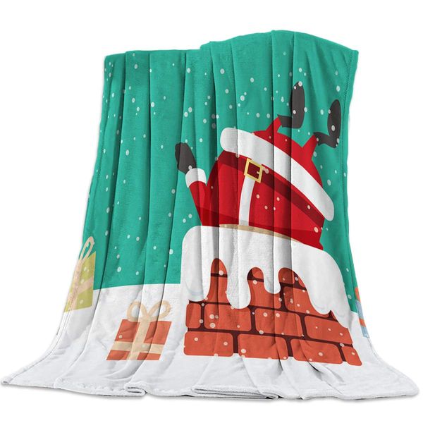 Flannel Throw Blanket for Bedroom,Indoor and Outdoor Microfiber Blankets, Santa Claus Climbing Chimney Give Gift Ultra Soft
Flannel Throw Blanket for Bedroom,Indoor and Outdoor Microfiber Blankets, Santa Claus Climbing Chimney Give Gift Ultra Soft