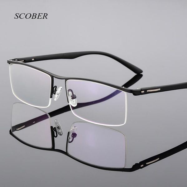 fashion sunglasses frames 202 titanium alloy spectacle men half-frame glasses metal frame women, Black
fashion sunglasses frames 202 titanium alloy spectacle men half-frame glasses metal frame women, Black
