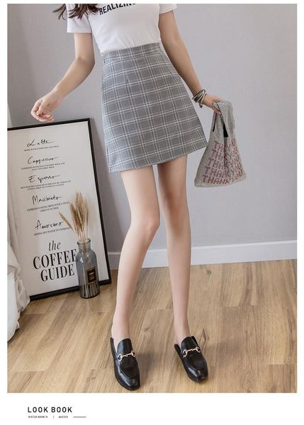 skirts high waist plaid mini short a line bag hip skirt casual women office lady sell the listing, Black
skirts high waist plaid mini short a line bag hip skirt casual women office lady sell the listing, Black