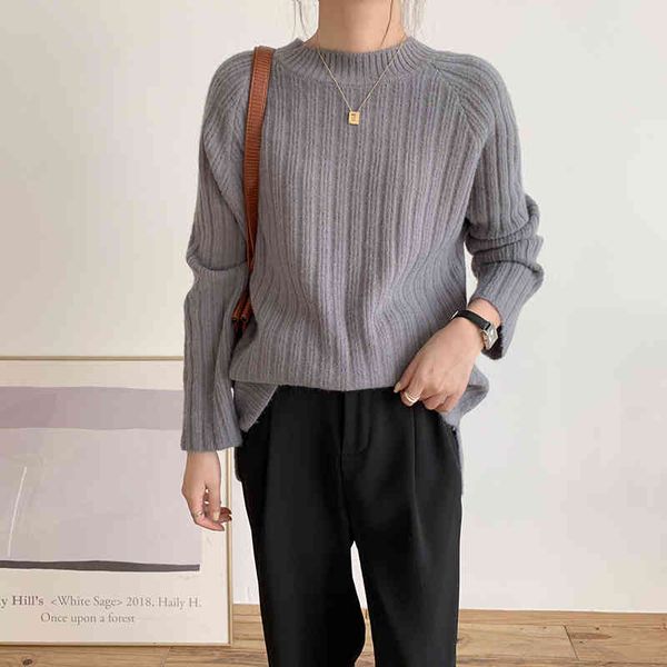 women's t-shirt autumn winter clothes women sweater and pullover gray beige khaki color rib cotton knitwear jumpers sweaters sgl9, White
women's t-shirt autumn winter clothes women sweater and pullover gray beige khaki color rib cotton knitwear jumpers sweaters sgl9, White