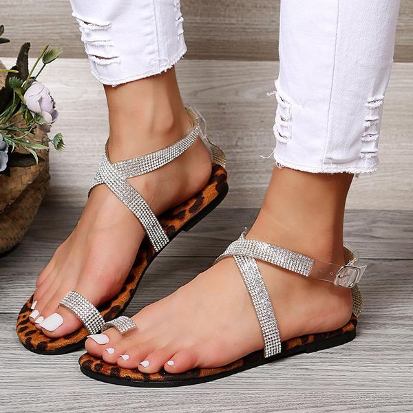 sandals summer flat leopard color women fashion rhinestone decoration flip-flop ankle bag size 43 women's shoes, Black
sandals summer flat leopard color women fashion rhinestone decoration flip-flop ankle bag size 43 women's shoes, Black