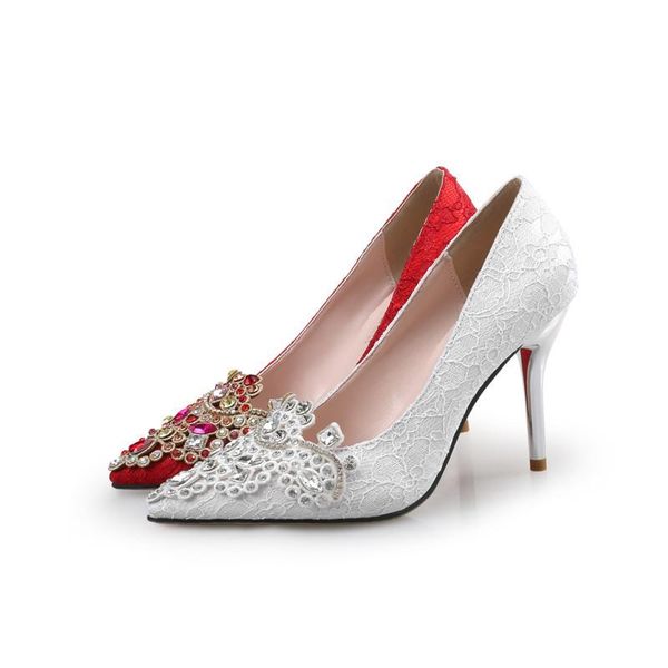 dress shoes spring crystal stiletto bud silk noodle bridal wedding banquet large size small custom-made women's, Black
dress shoes spring crystal stiletto bud silk noodle bridal wedding banquet large size small custom-made women's, Black