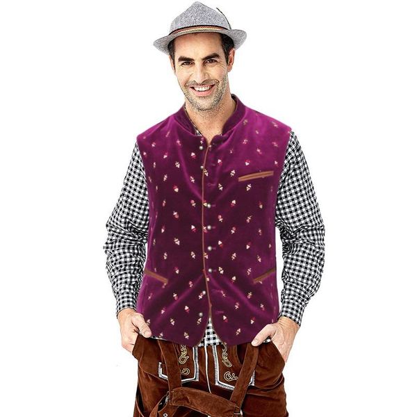 men's vests oktoberfest bavarian holiday party casual wear suit vest classic v-neck slim-fit single-breasted flannel, Black;white
men's vests oktoberfest bavarian holiday party casual wear suit vest classic v-neck slim-fit single-breasted flannel, Black;white