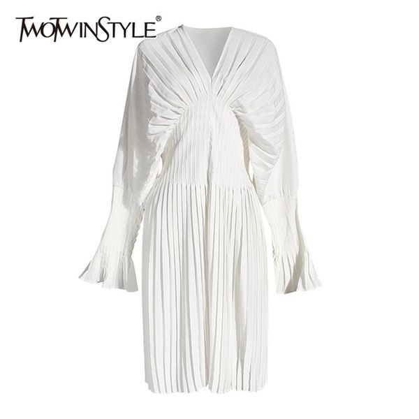 elegant pleated summer dress women v neck flare long sleeve high waist midi dresses female fashion clothes 210520, Black;gray
elegant pleated summer dress women v neck flare long sleeve high waist midi dresses female fashion clothes 210520, Black;gray