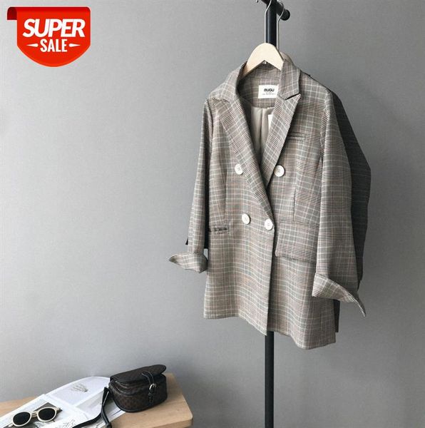taochuan zhicixi early retro hong kong-style double-breasted nine-point sleeves plaid suit jacket female 8099 #zc79, Black;gray
taochuan zhicixi early retro hong kong-style double-breasted nine-point sleeves plaid suit jacket female 8099 #zc79, Black;gray