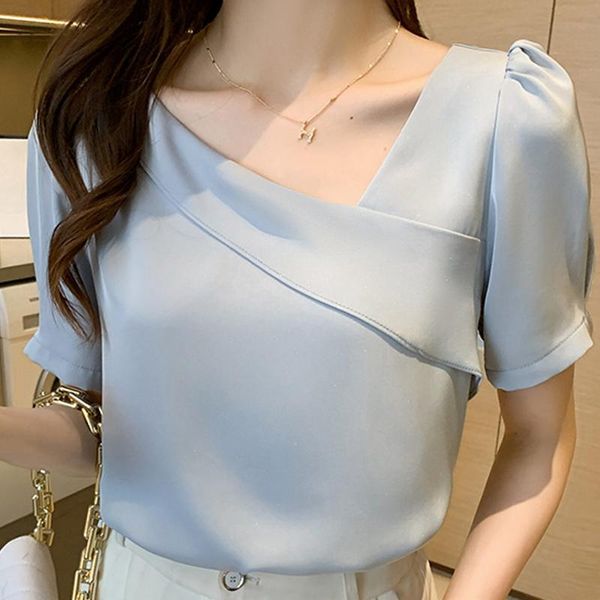 women's blouses & shirts blusas femme short sleeve blouse women mujer de moda 2021 ruffles v-neck chiffon shirt e882, White
women's blouses & shirts blusas femme short sleeve blouse women mujer de moda 2021 ruffles v-neck chiffon shirt e882, White