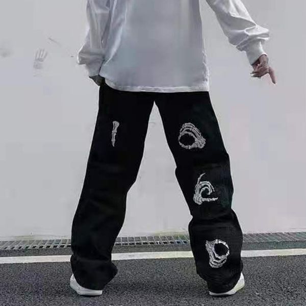 men's pants calça jeans masculina, harajuku, preto, de casal, jeans, estilo baggy casual hyds, Black
men's pants calça jeans masculina, harajuku, preto, de casal, jeans, estilo baggy casual hyds, Black