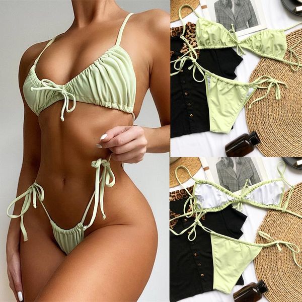 women's swimwear swimsuit 2021 bikini female push-up brazilian women thong bikinis set summer bathing suit beachwear, White;black
women's swimwear swimsuit 2021 bikini female push-up brazilian women thong bikinis set summer bathing suit beachwear, White;black
