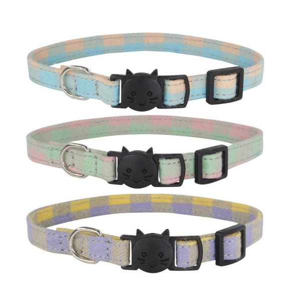 cat collars & leads breakaway collar cute classic plaid patterns design adjustable safety kitten pet accessories for kitty puppy 6 color
cat collars & leads breakaway collar cute classic plaid patterns design adjustable safety kitten pet accessories for kitty puppy 6 color