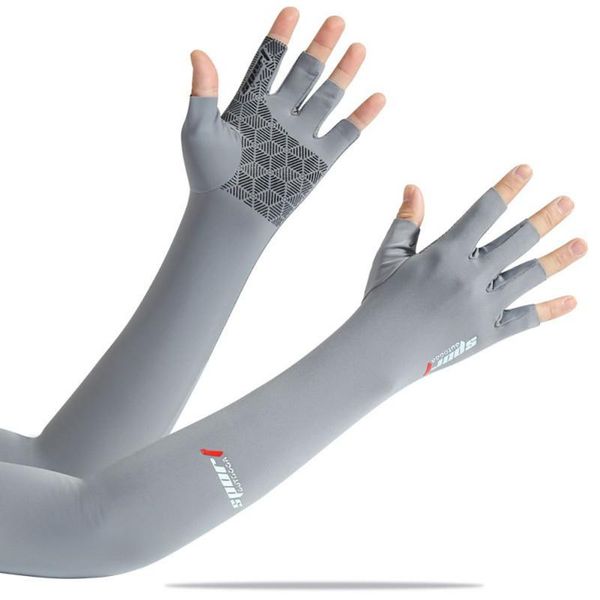 elbow & knee pads outdoor sports men's ice silk driver finger design running cycling arm sleeve equipment sunscreen sleeves warmers set, Black;gray
elbow & knee pads outdoor sports men's ice silk driver finger design running cycling arm sleeve equipment sunscreen sleeves warmers set, Black;gray