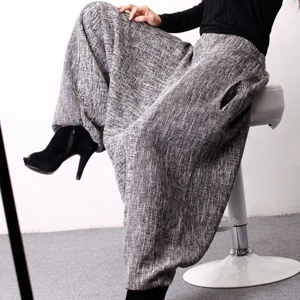 women's pants & capris 2021 autumn winter korean tide cotton linen loose natural waist harem woman large size skirt, Black;white
women's pants & capris 2021 autumn winter korean tide cotton linen loose natural waist harem woman large size skirt, Black;white