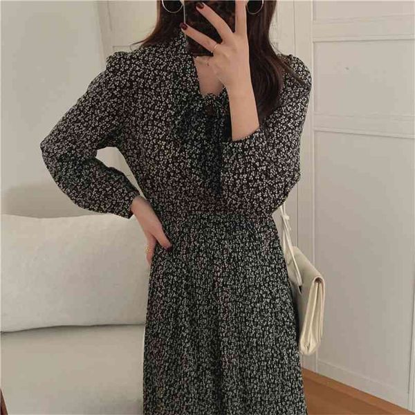sweet lace-up chic lady high waist stylish florals ol girls cute chiffon all match long dresses vestidos 210525, Black;gray
sweet lace-up chic lady high waist stylish florals ol girls cute chiffon all match long dresses vestidos 210525, Black;gray