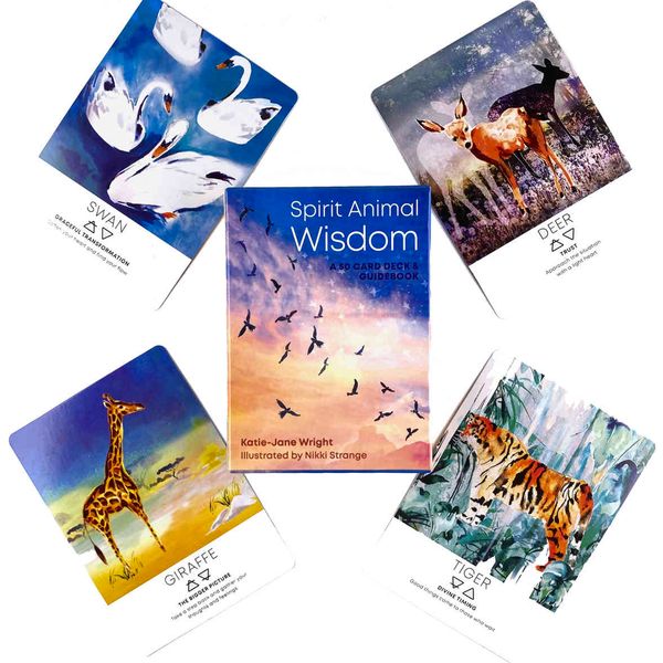 spirit animal wisdom oracles cards leisure party table game fortune-telling prophecy tarot deck with guide book
spirit animal wisdom oracles cards leisure party table game fortune-telling prophecy tarot deck with guide book