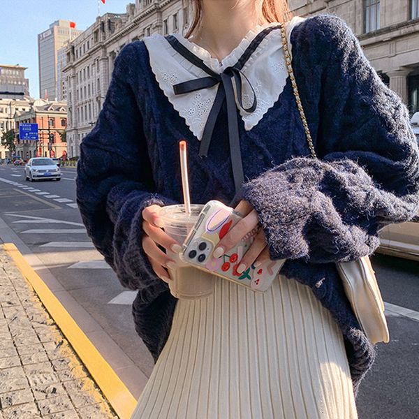 women's sweaters ebaihui fashion woman's pullover off geometric turtleneck pattern knitting sweater to tie chic female bow oj8f, White;black
women's sweaters ebaihui fashion woman's pullover off geometric turtleneck pattern knitting sweater to tie chic female bow oj8f, White;black