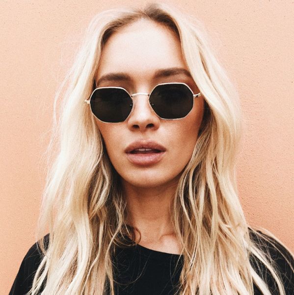 sunglasses ladies hexagon sunglasse metal women brand designer fashion rimless clear ocean lenses sun glasses uv400, White;black
sunglasses ladies hexagon sunglasse metal women brand designer fashion rimless clear ocean lenses sun glasses uv400, White;black
