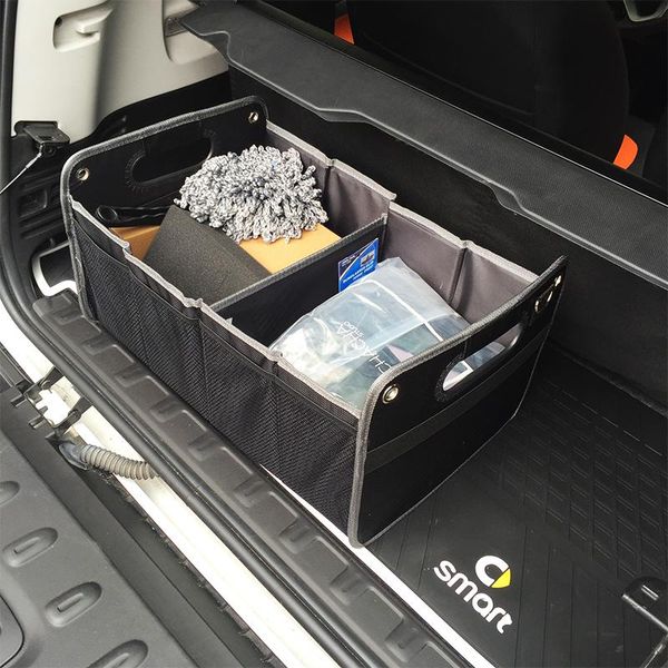 car organizer storage bag pu leather trunk box folding stowing tidying for smart 451 453
car organizer storage bag pu leather trunk box folding stowing tidying for smart 451 453