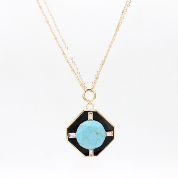 pendant necklaces light yellow gold color round cabochon green turquoises link chain necklace white howlite stone jewelry, Silver
pendant necklaces light yellow gold color round cabochon green turquoises link chain necklace white howlite stone jewelry, Silver
