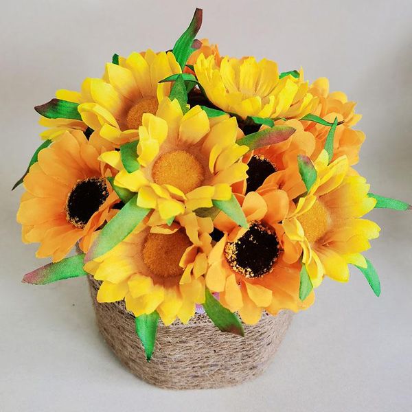 decorative flowers & wreaths silk sunflower artificial daisy flower head 8cm wedding party decoration diywreath craft fake
decorative flowers & wreaths silk sunflower artificial daisy flower head 8cm wedding party decoration diywreath craft fake