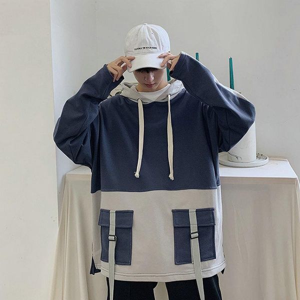 men's hoodies & sweatshirts kpop style streetwear pockets men casual harajuku clothing pullover loose 2021, Black
men's hoodies & sweatshirts kpop style streetwear pockets men casual harajuku clothing pullover loose 2021, Black