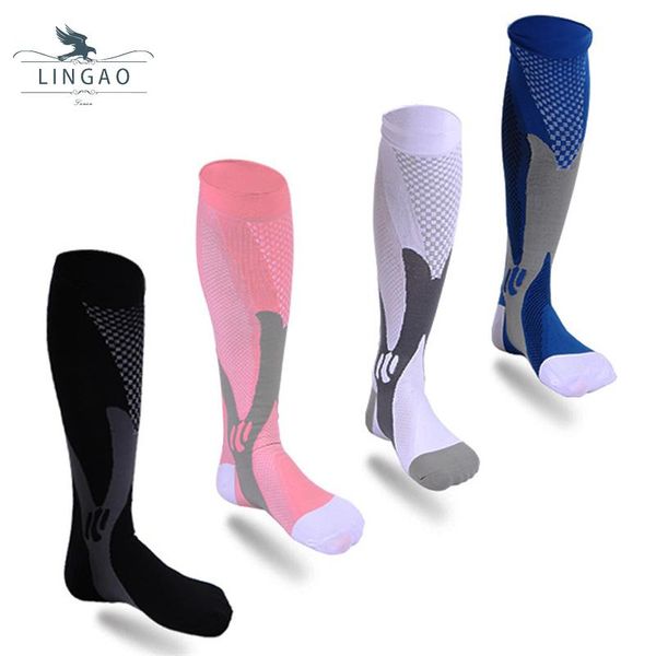 running compression socks stockings 20-30 mmhg men women sports for marathon cycling football varicose veins, Black
running compression socks stockings 20-30 mmhg men women sports for marathon cycling football varicose veins, Black