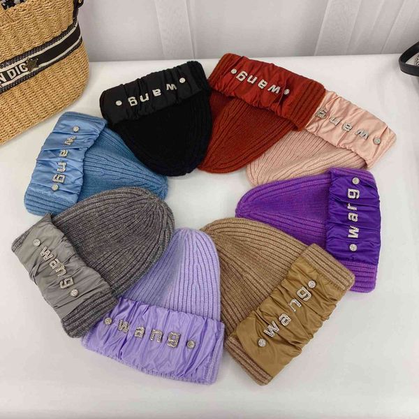 factory wholesale 50% off french light luxury rhinestone letter knitted hat autumn and winter new satin stitched warm wool versatile ear pro, Blue;gray
factory wholesale 50% off french light luxury rhinestone letter knitted hat autumn and winter new satin stitched warm wool versatile ear pro, Blue;gray