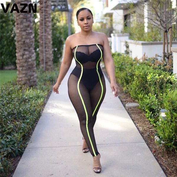 women's jumpsuits & rompers vazn gdm18043 product 2021 summer lady black jumpsuit strap skinny solid gauzy club special, Black;white
women's jumpsuits & rompers vazn gdm18043 product 2021 summer lady black jumpsuit strap skinny solid gauzy club special, Black;white
