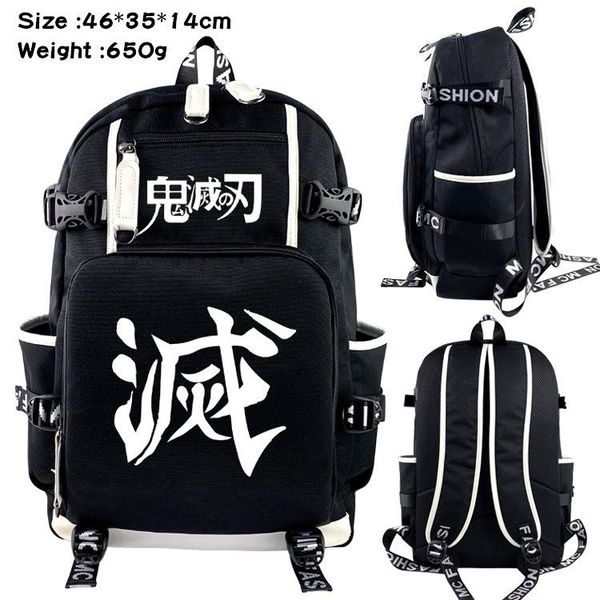 backpack demon slayerl cartoon printed schoolbag kamado tanjiro casual fashion bag computer props
backpack demon slayerl cartoon printed schoolbag kamado tanjiro casual fashion bag computer props