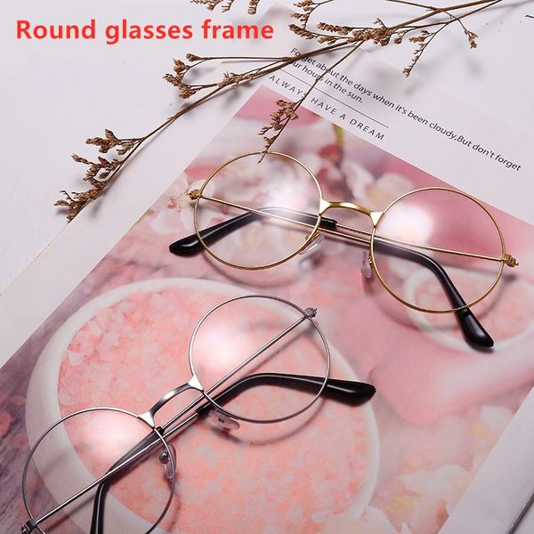 fashion sunglasses frames 2021 classic vintage glasses frame round lens flat myopia optical mirror simple metal women men, Black
fashion sunglasses frames 2021 classic vintage glasses frame round lens flat myopia optical mirror simple metal women men, Black