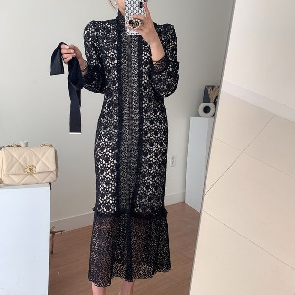 casual dresses spring french lace-up hollow out elegant long dress termnperament solid all-match streetwear early robe 41a0, Black;gray
casual dresses spring french lace-up hollow out elegant long dress termnperament solid all-match streetwear early robe 41a0, Black;gray
