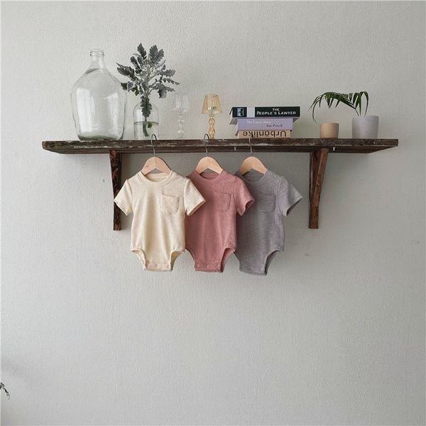 summer new toddler baby girl fashion cotton short sleeve bodysuit infant boy solid pocket decoration bodysuits 210413, White
summer new toddler baby girl fashion cotton short sleeve bodysuit infant boy solid pocket decoration bodysuits 210413, White