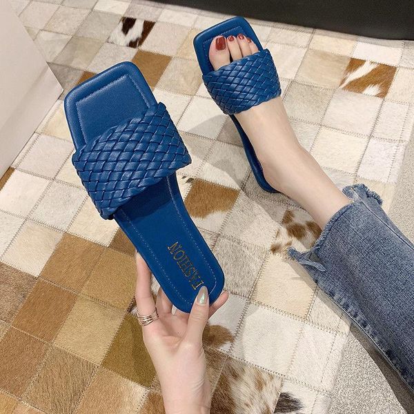slippers women's summer weave sandals female flat casual beach slides flip flops outdoor ladies soft leather shoes home indoor, Black
slippers women's summer weave sandals female flat casual beach slides flip flops outdoor ladies soft leather shoes home indoor, Black