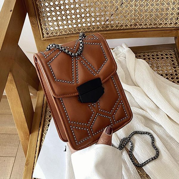 evening bags retro rivet chain brand designer pu leather crossbody for women simple fashion shoulder messenger bag luxury small handbags
evening bags retro rivet chain brand designer pu leather crossbody for women simple fashion shoulder messenger bag luxury small handbags