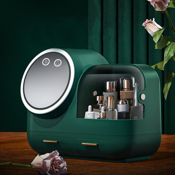 cosmetic storage box with mirror fan skin care products makeup deskmulti-function sundries drawer type boxes & bins
cosmetic storage box with mirror fan skin care products makeup deskmulti-function sundries drawer type boxes & bins