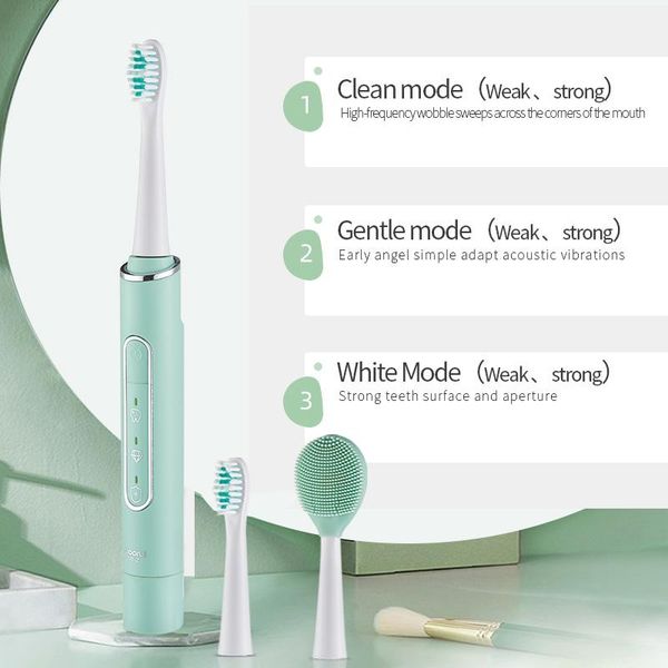 smart electric toothbrush sonic wireless usb charging soft hair two in one for cleansing
smart electric toothbrush sonic wireless usb charging soft hair two in one for cleansing