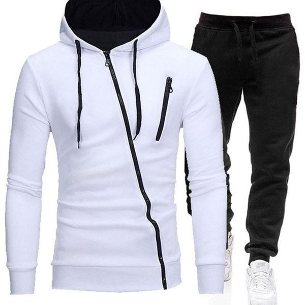 men's tracksuits pring and autumn streetwear outdoor fitness sports suit fashion zipper hooded hoodie casual jacket cotton trousers, Gray
men's tracksuits pring and autumn streetwear outdoor fitness sports suit fashion zipper hooded hoodie casual jacket cotton trousers, Gray