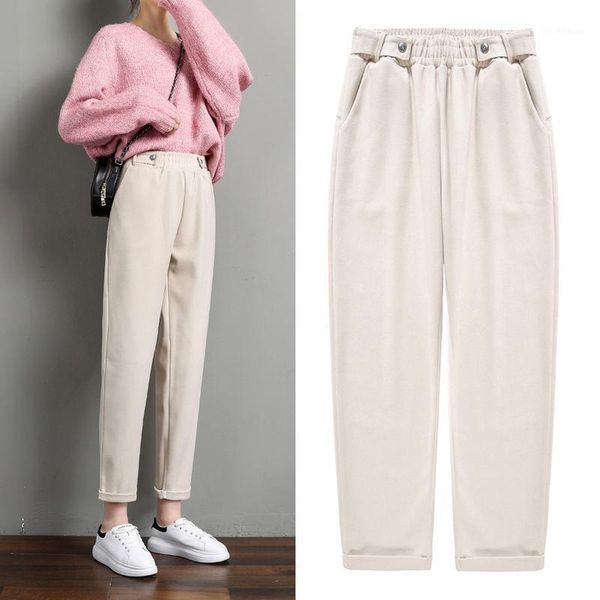 women's pants & capris women wool thick 2021 winter warm solid color pant casual female high waist loose trousers plus size 2xl, Black;white
women's pants & capris women wool thick 2021 winter warm solid color pant casual female high waist loose trousers plus size 2xl, Black;white