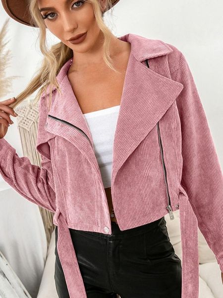 women's jackets fashion casual corduroy side zipper short jacket coat women motorcycle, Black;brown
women's jackets fashion casual corduroy side zipper short jacket coat women motorcycle, Black;brown
